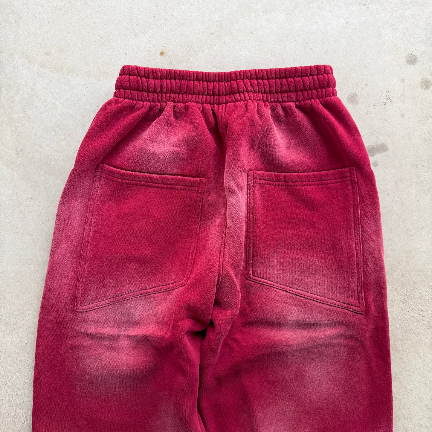 Crimson Washed Sweatpants