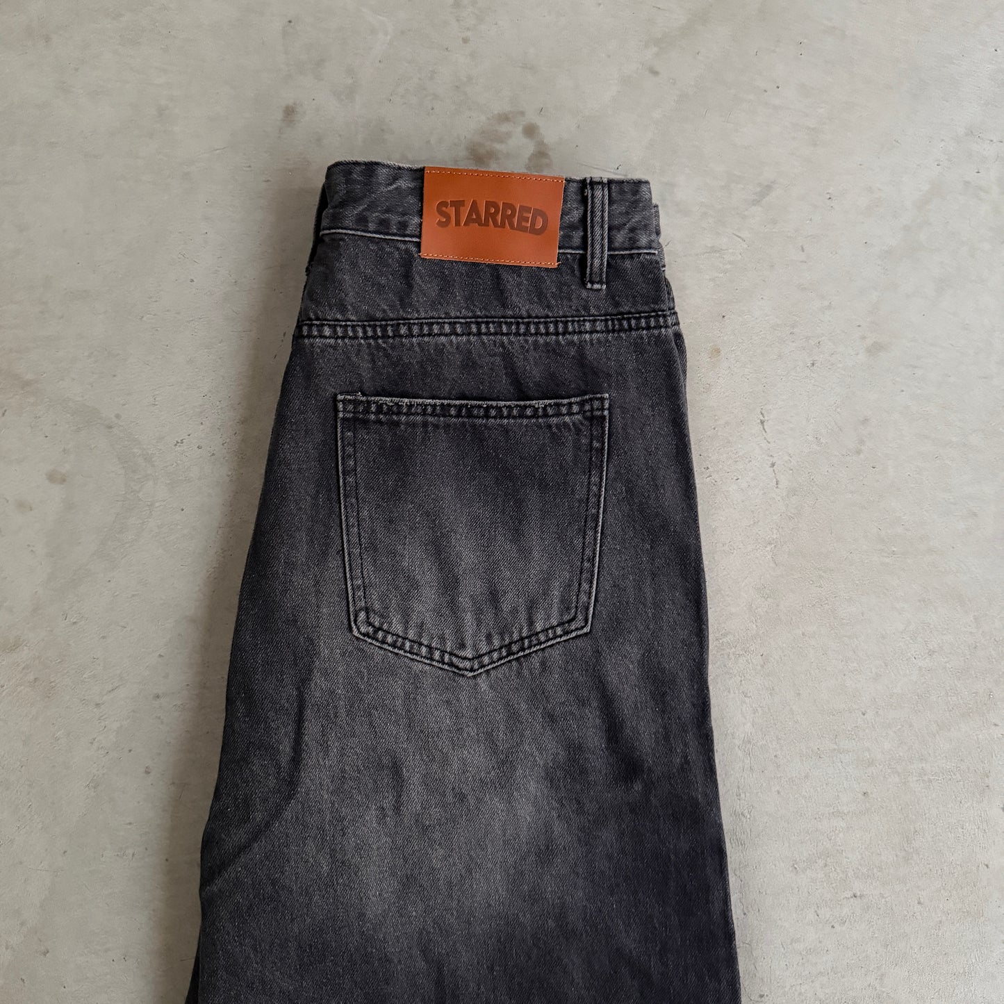 Faded Black Denim