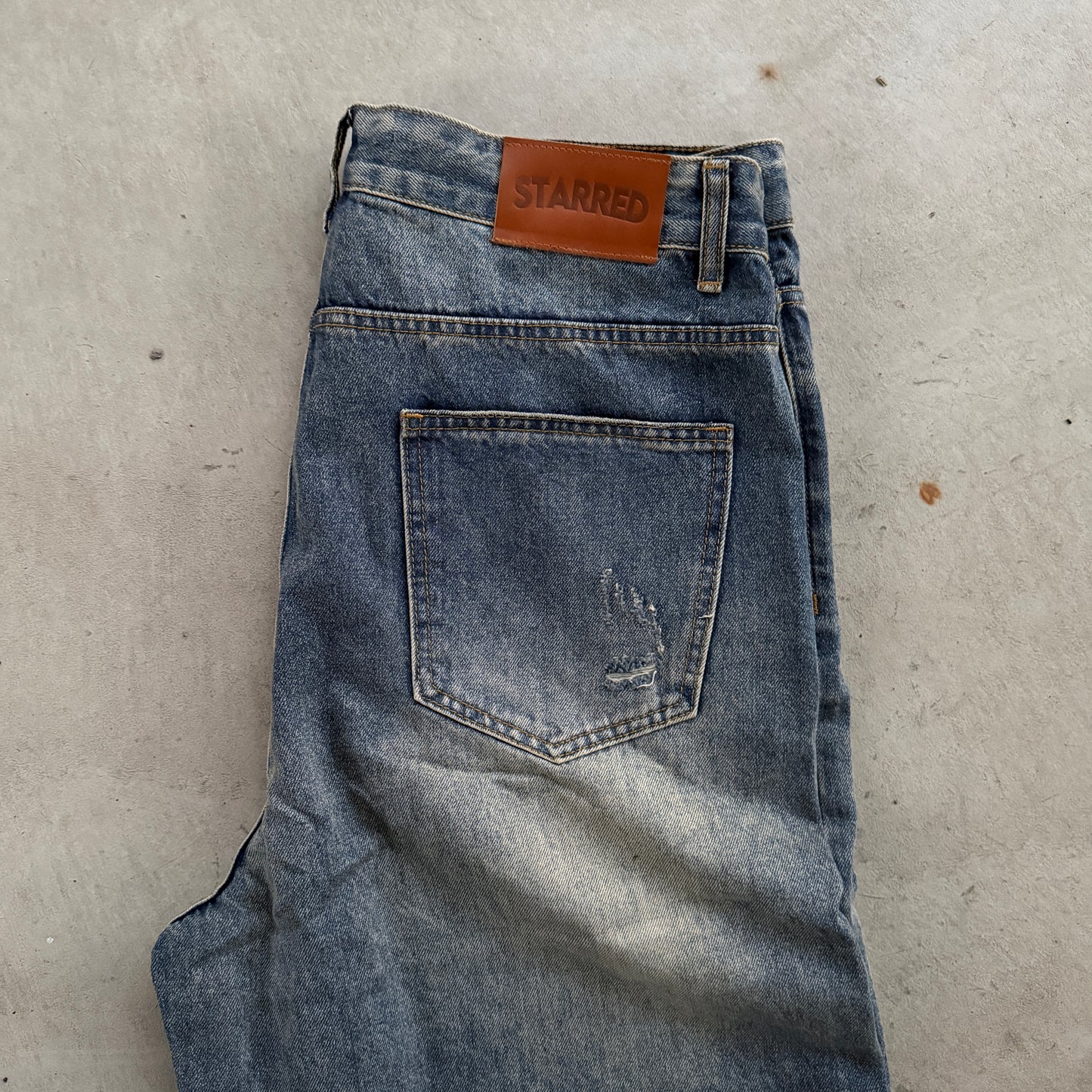 Blue Distressed Denim