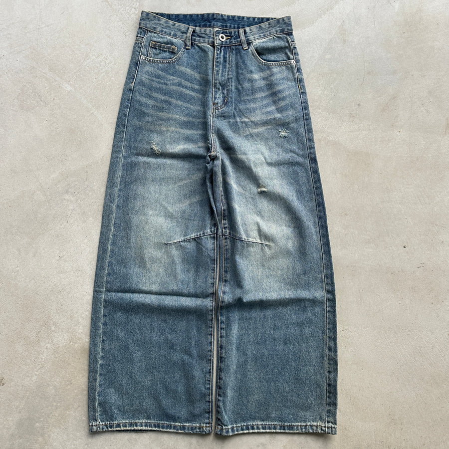 Blue Distressed Denim