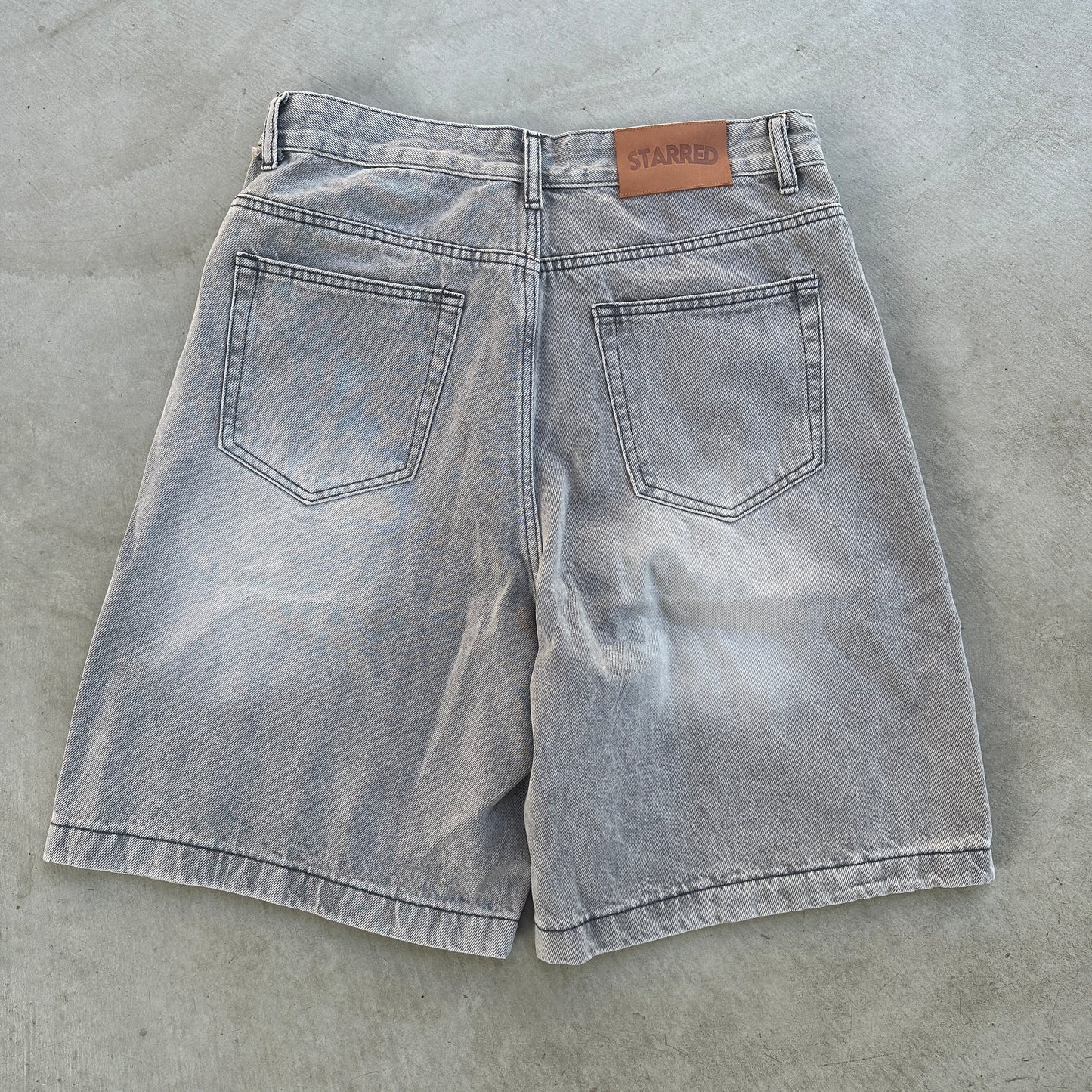 Faded Grey Jorts