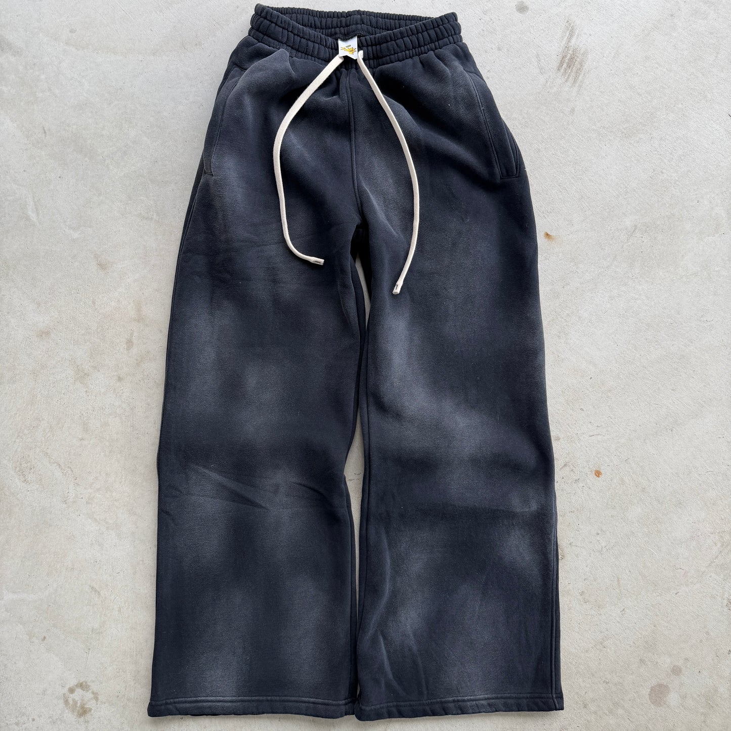 Black Washed Sweatpants