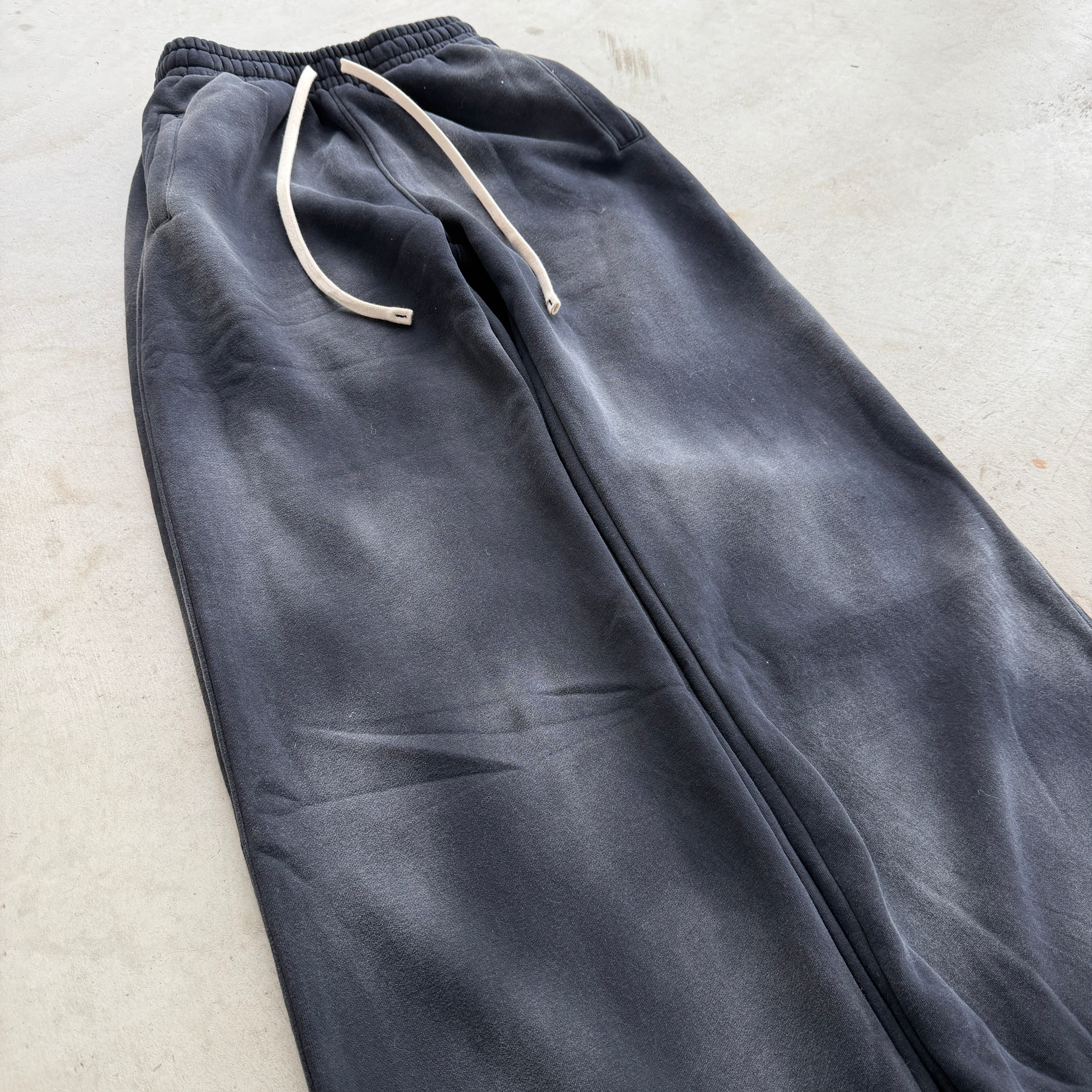 Black Washed Sweatpants