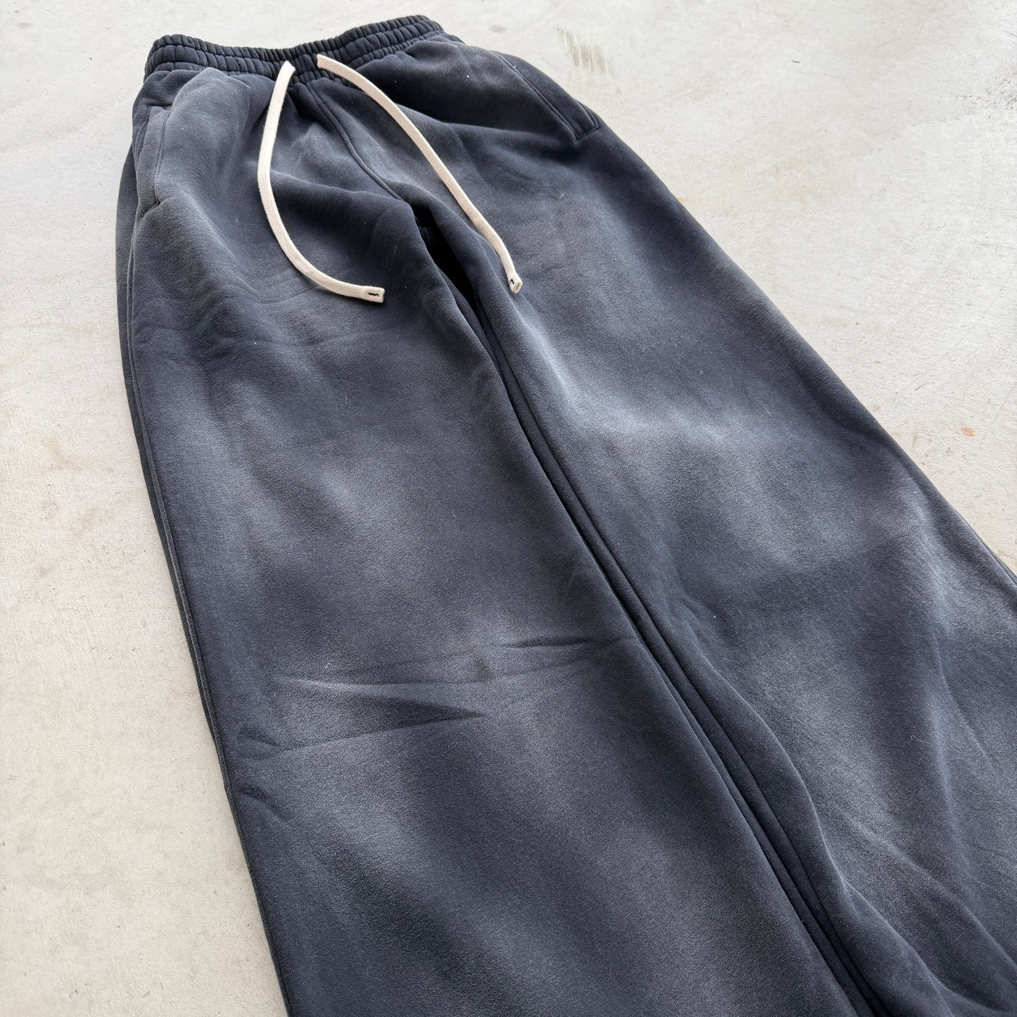 Black Washed Sweatpants