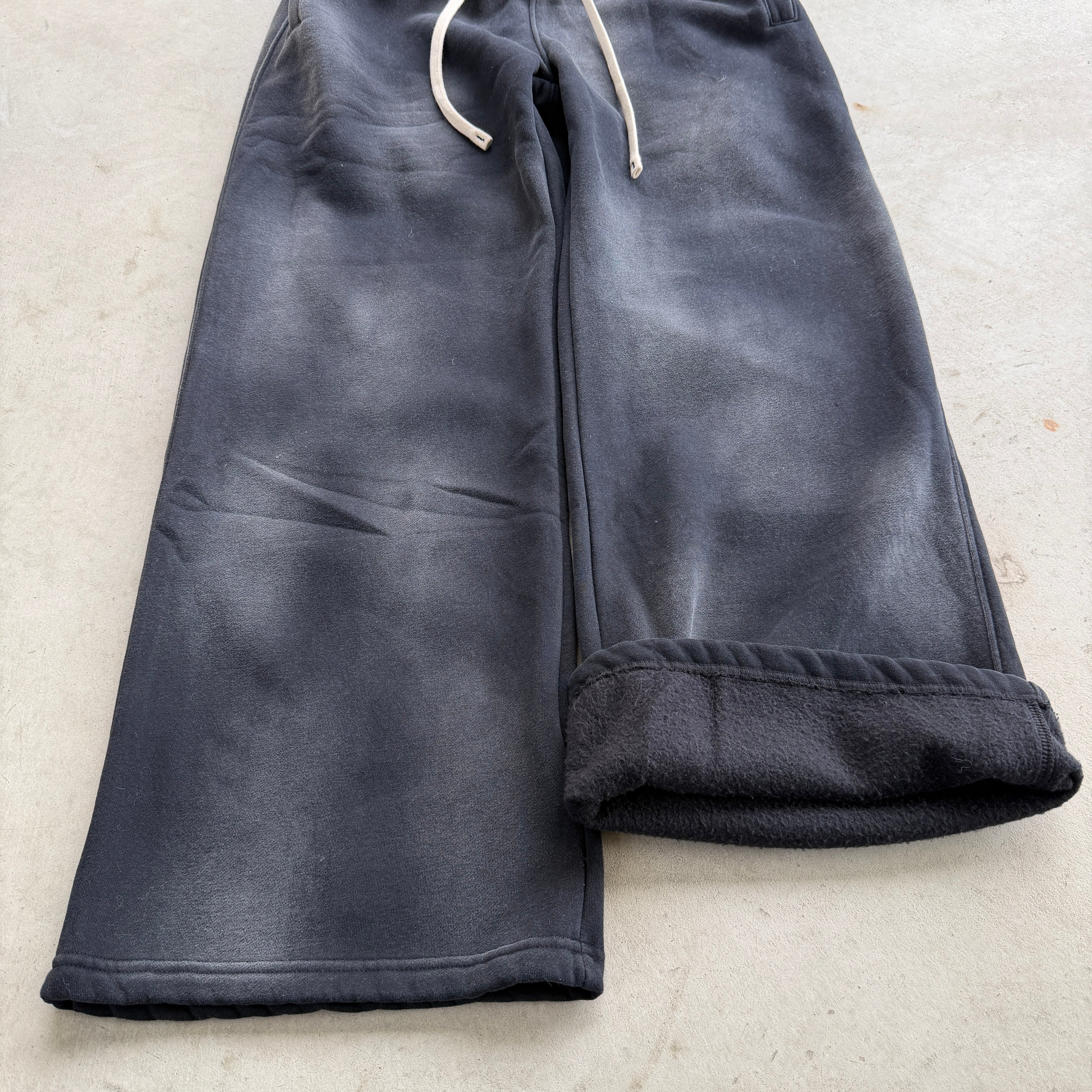 Black Washed Sweatpants