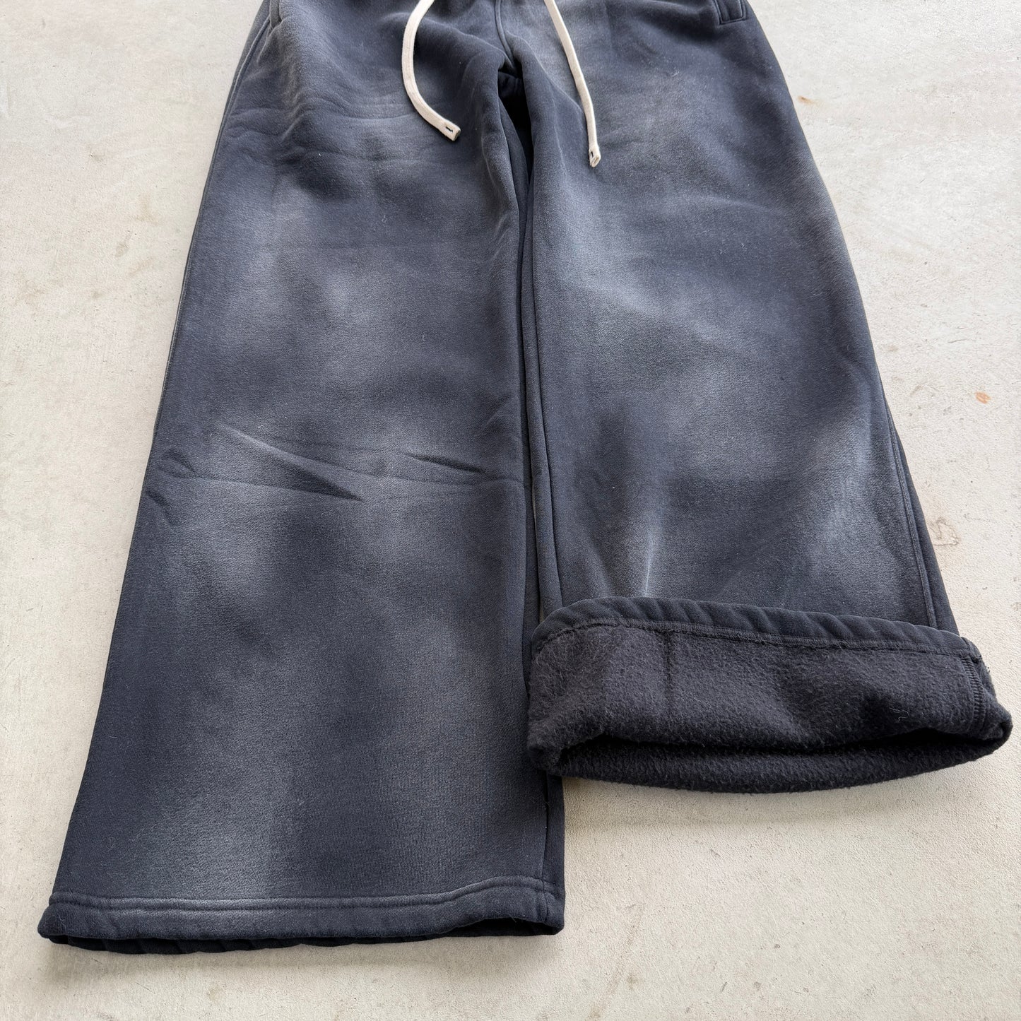 Black Washed Sweatpants