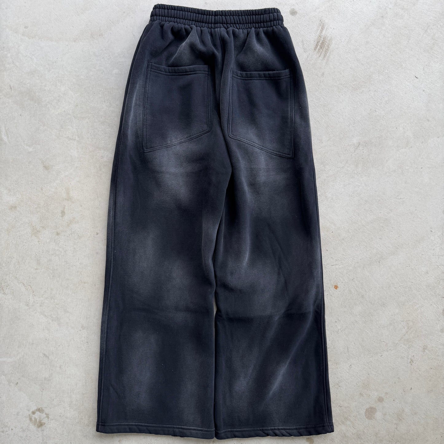 Black Washed Sweatpants