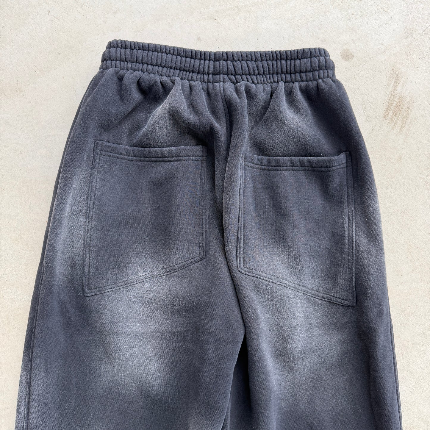 Black Washed Sweatpants