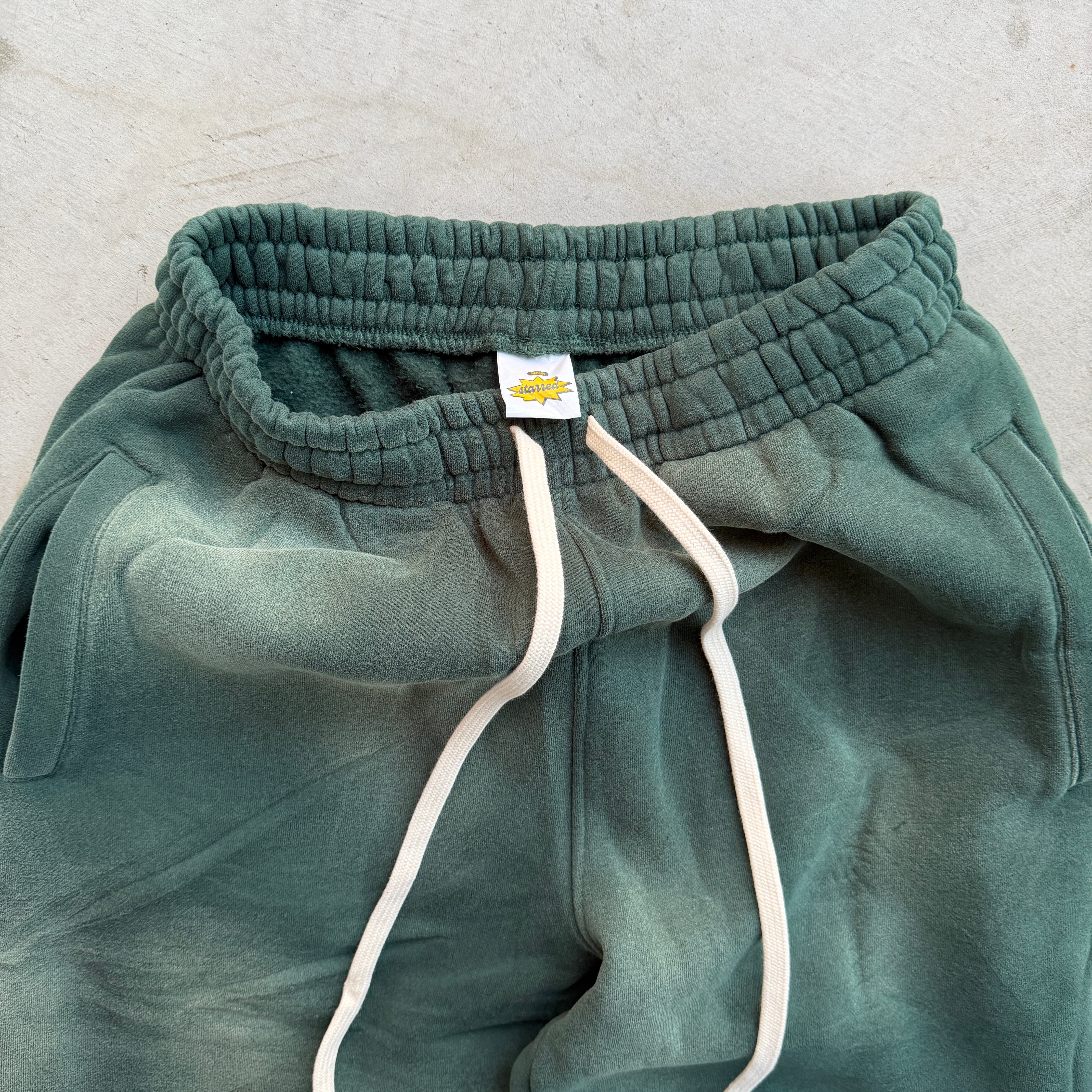 Green Washed Sweatpants