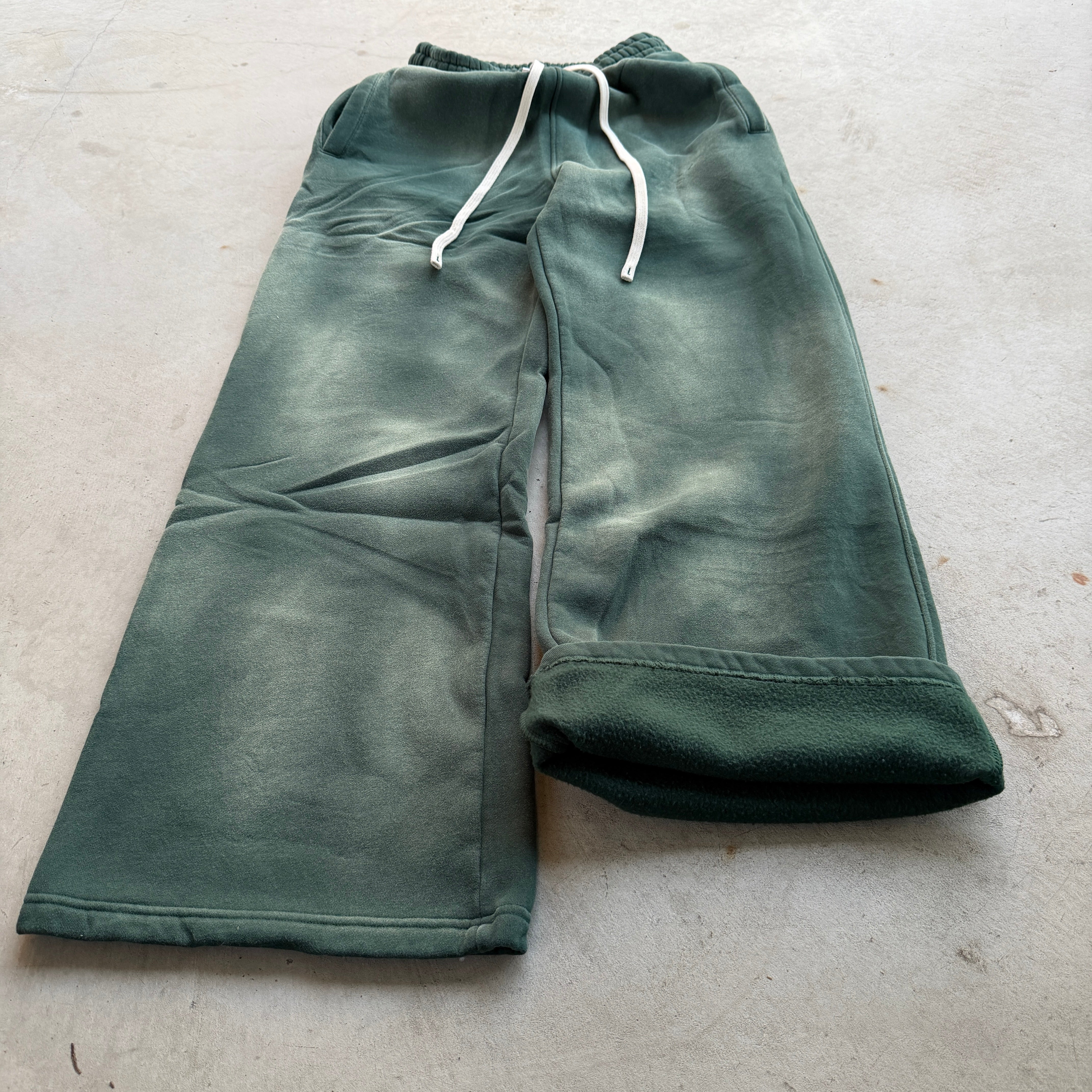 Green Washed Sweatpants