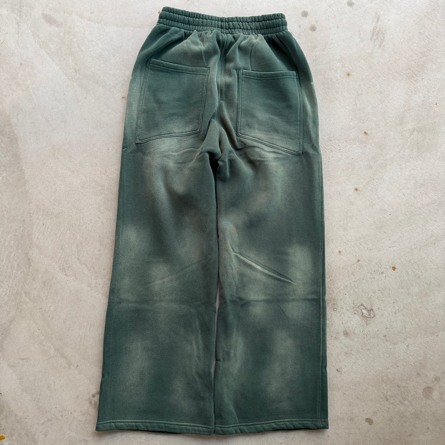 Green Washed Sweatpants