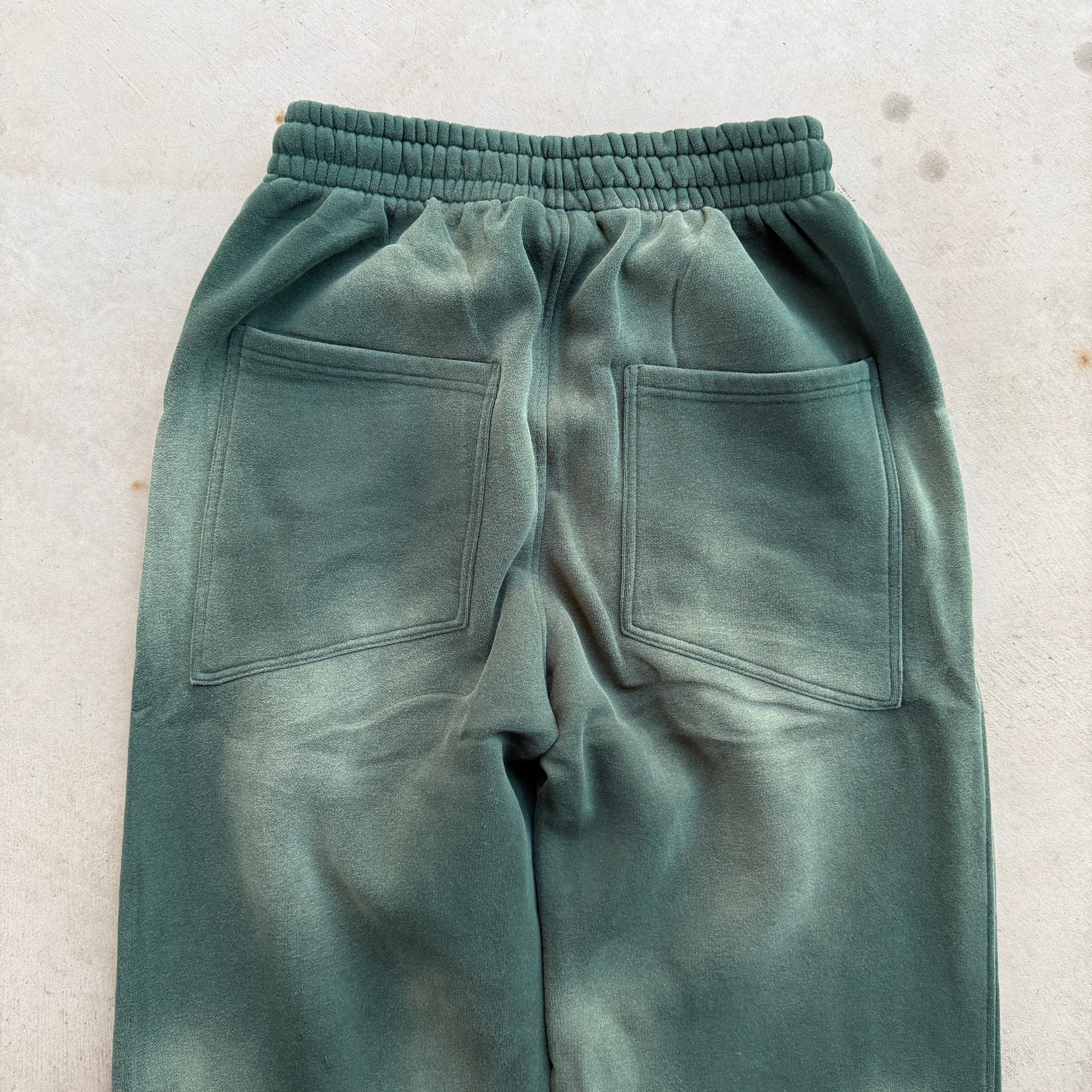 Green Washed Sweatpants