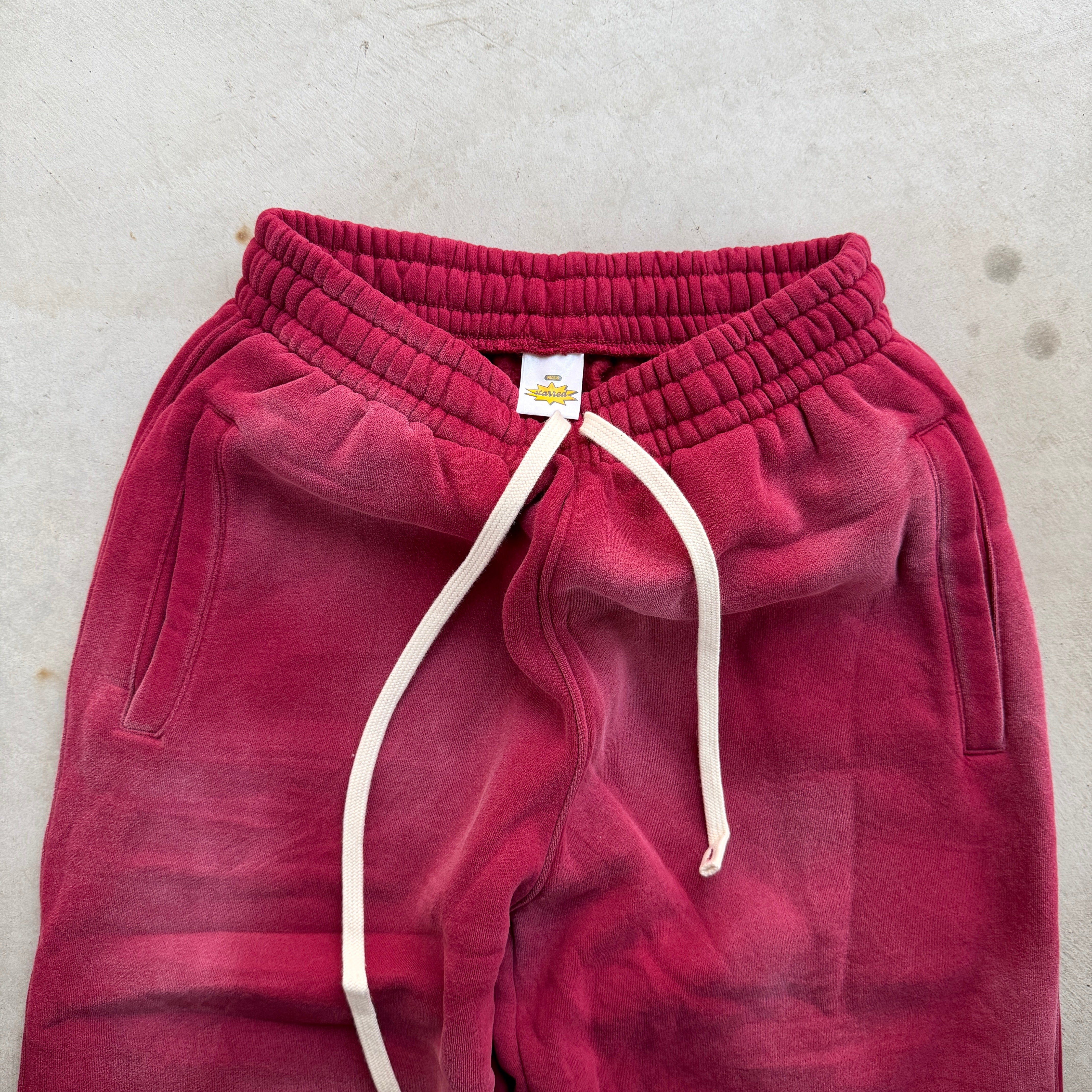 Crimson Washed Sweatpants
