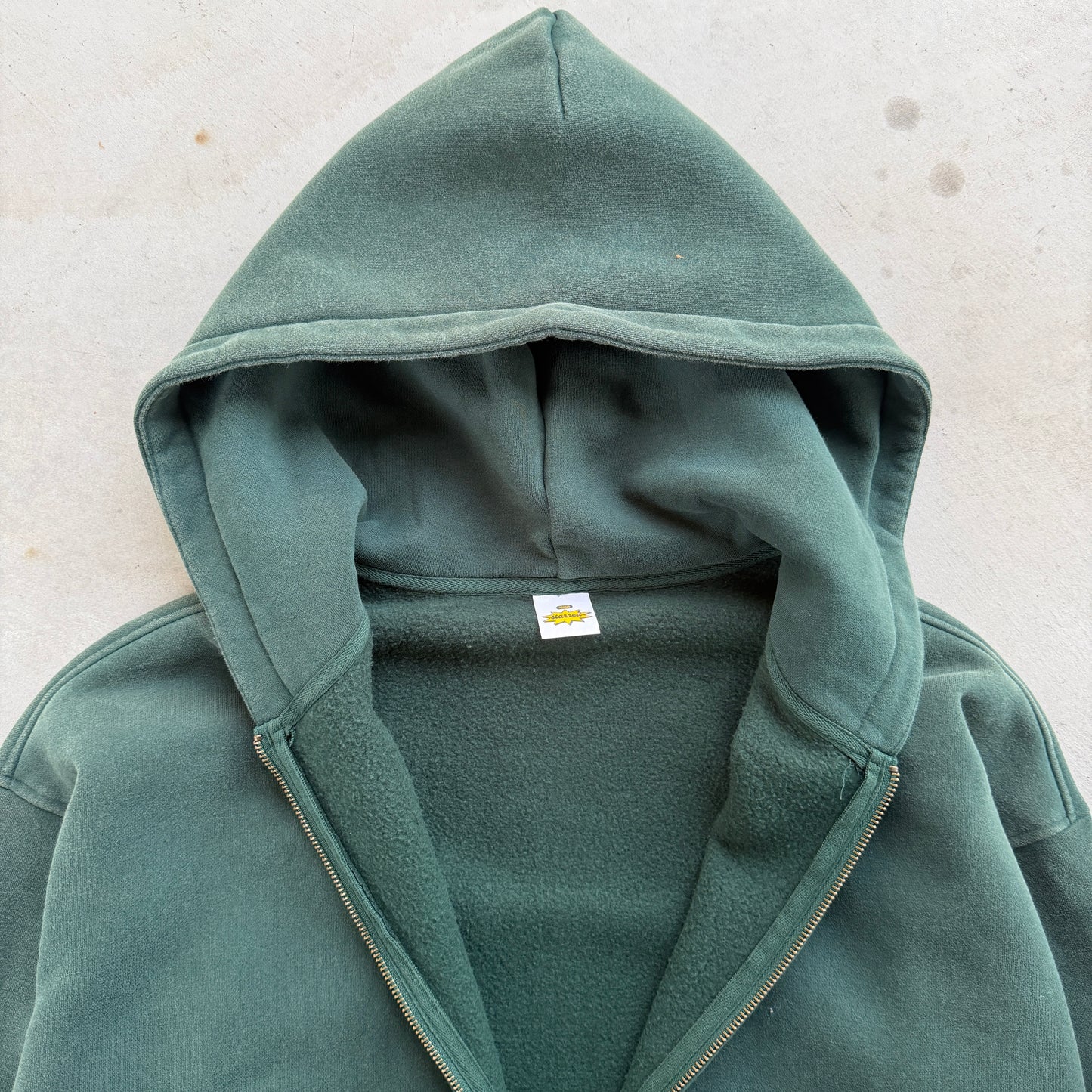 Pine Green Zip Up