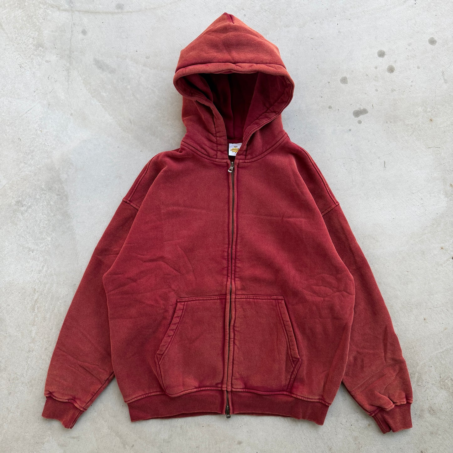 Crimson Red Zip Up