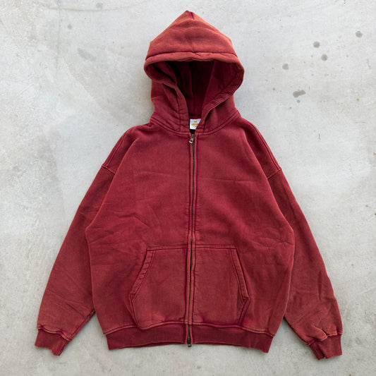 Crimson Red Zip Up