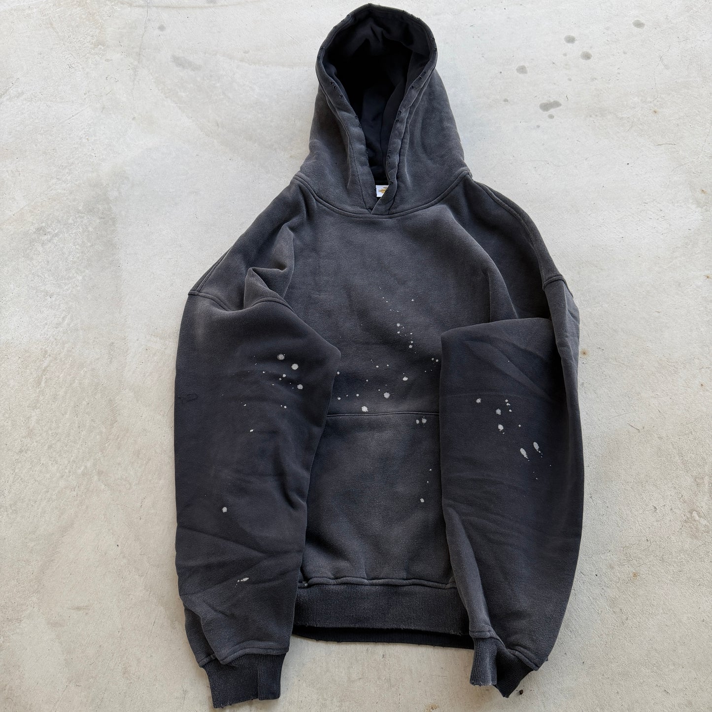 Washed Black Hoodie
