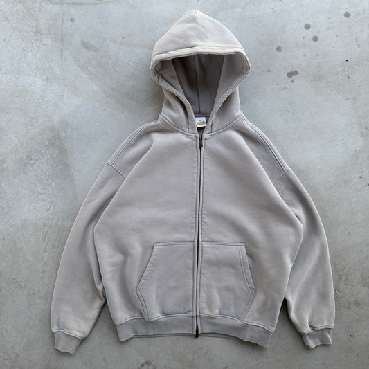 Stone Grey Zip Up