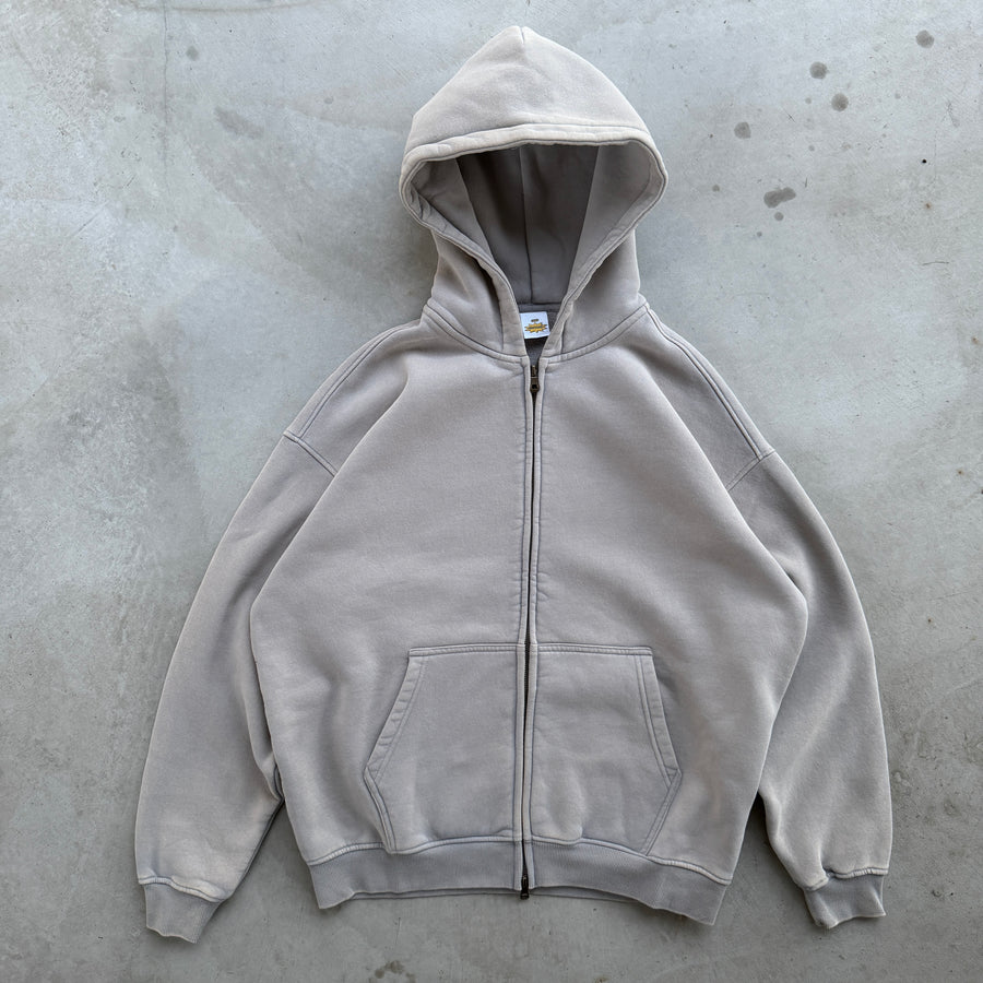 Stone Grey Zip Up