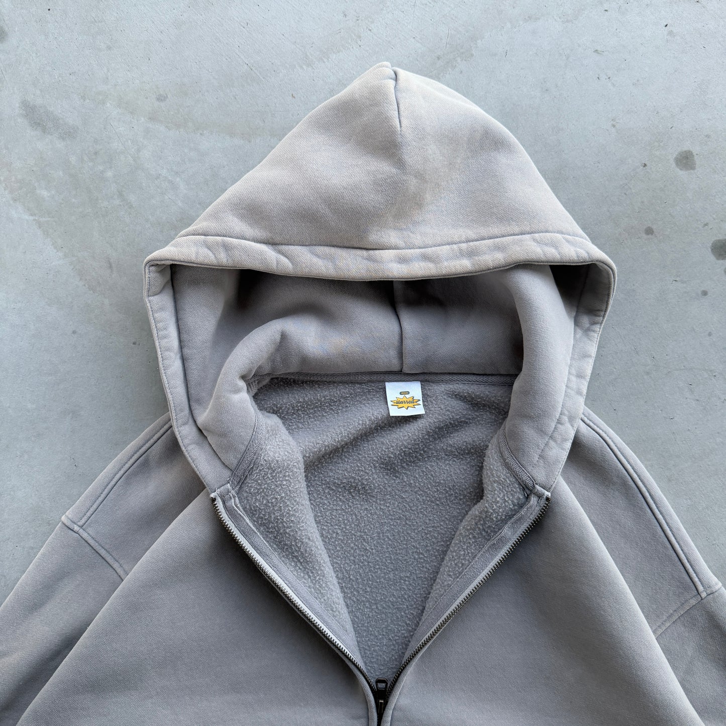 Stone Grey Zip Up