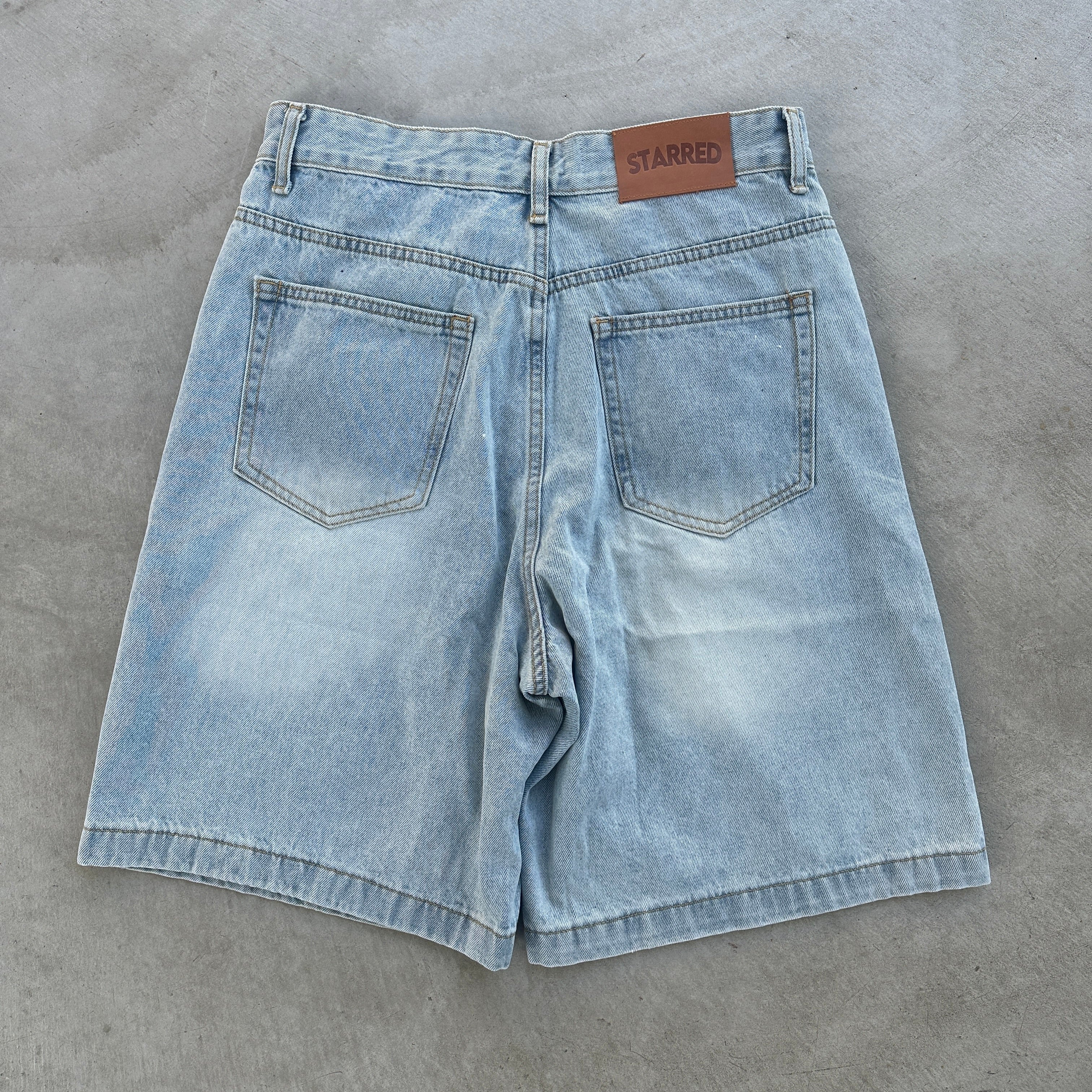 Light Wash Jorts