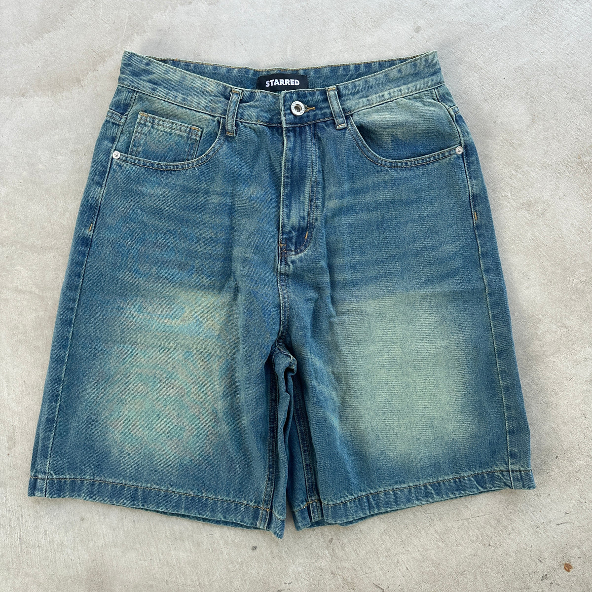 Faded Blue Jorts
