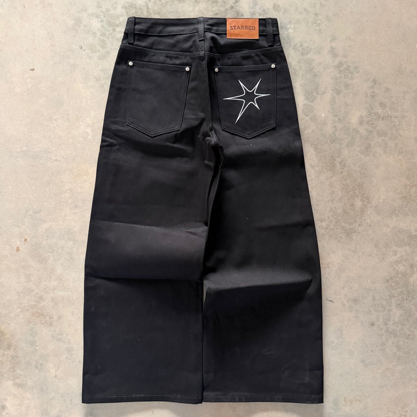 Jet Black Selvedge Denim