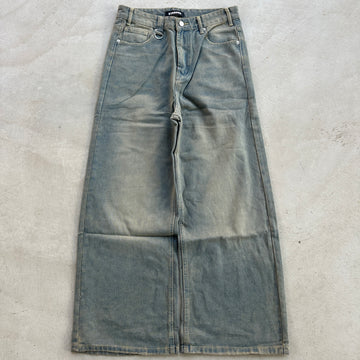 Baggy Wide Leg Denim Jeans – Starred